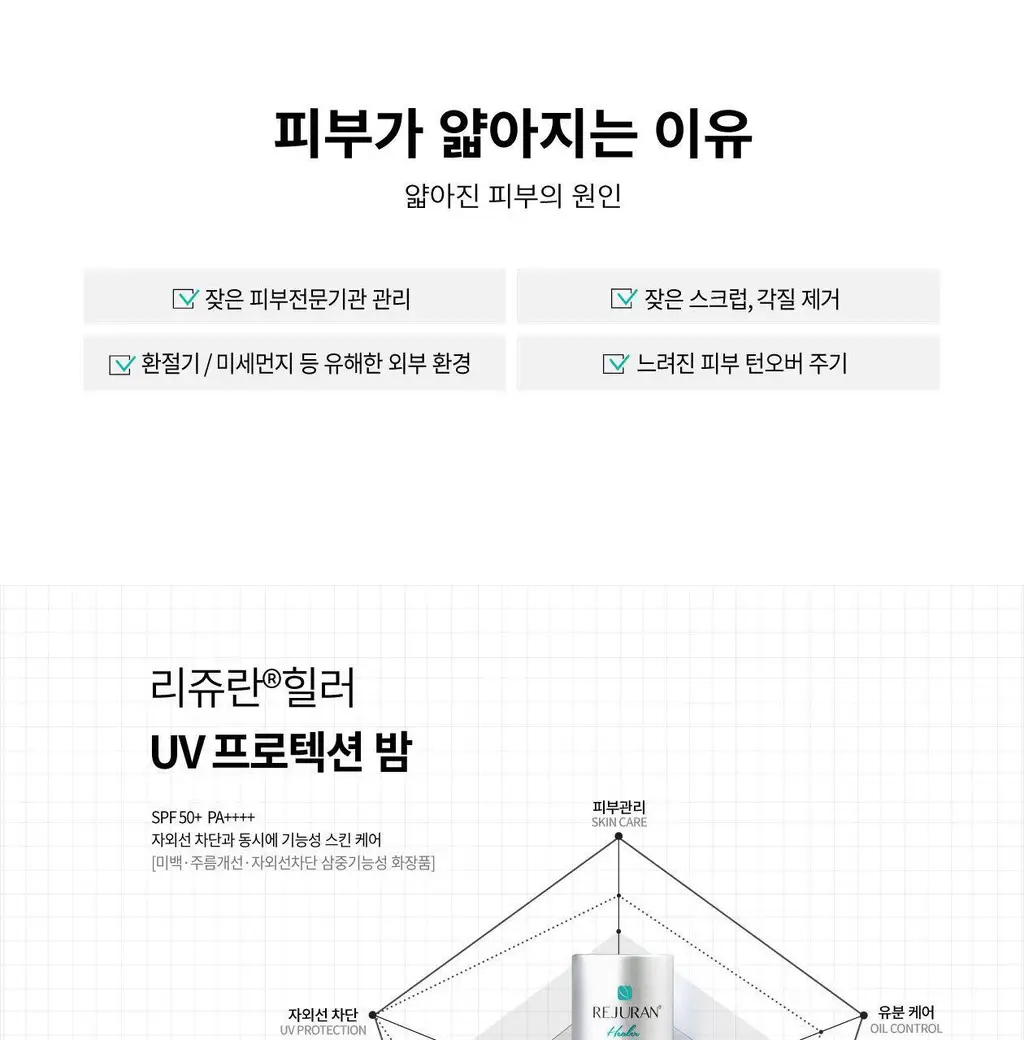 [소프트-파우더리 시스템] 리쥬란 힐러 UV 프로텍션 밤 19g 상세페이지 6